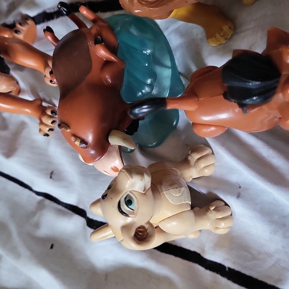 VTG Disney Lion King PVC Play Set Figures Plastic Lot of 8 - Picture 3 of 6